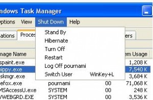 ShutDown Menu - Taskmanager